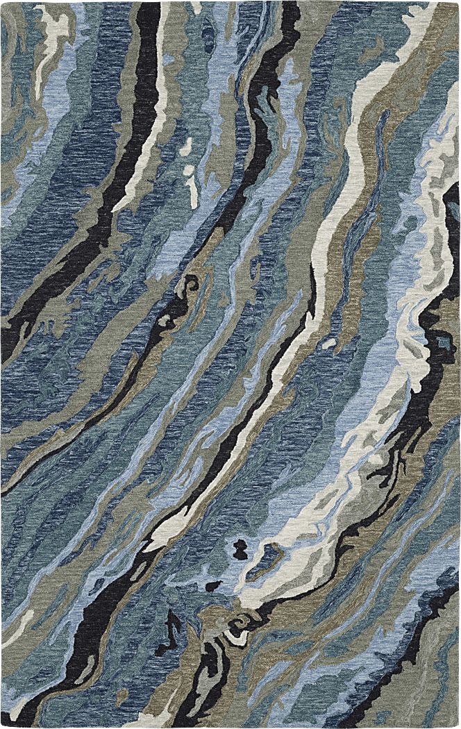 Rosegrove Blue 5' x 8' Rug