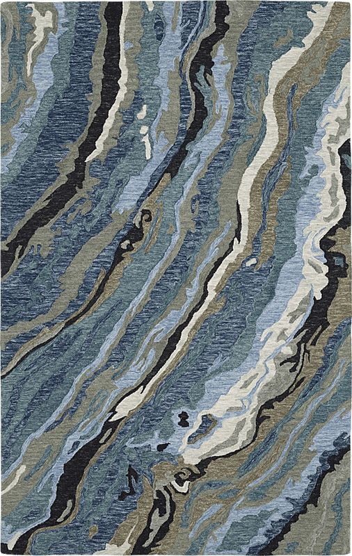 Rosegrove Blue 5' x 8' Rug