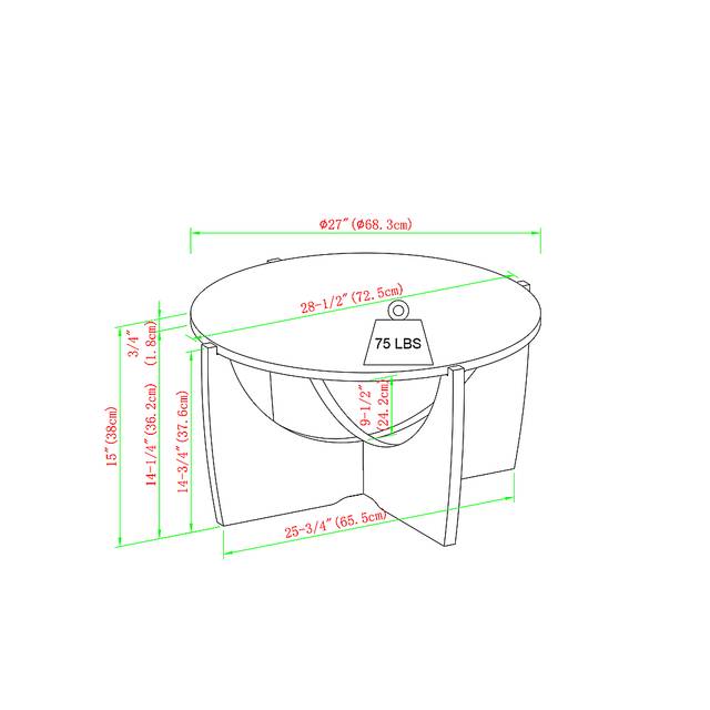 Roseheath Gray Cocktail Table - Thumbnail - Image 6