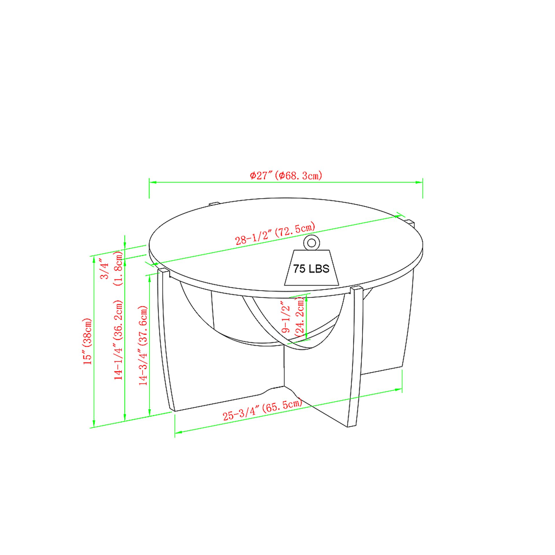 Roseheath Gray Cocktail Table - Image 6