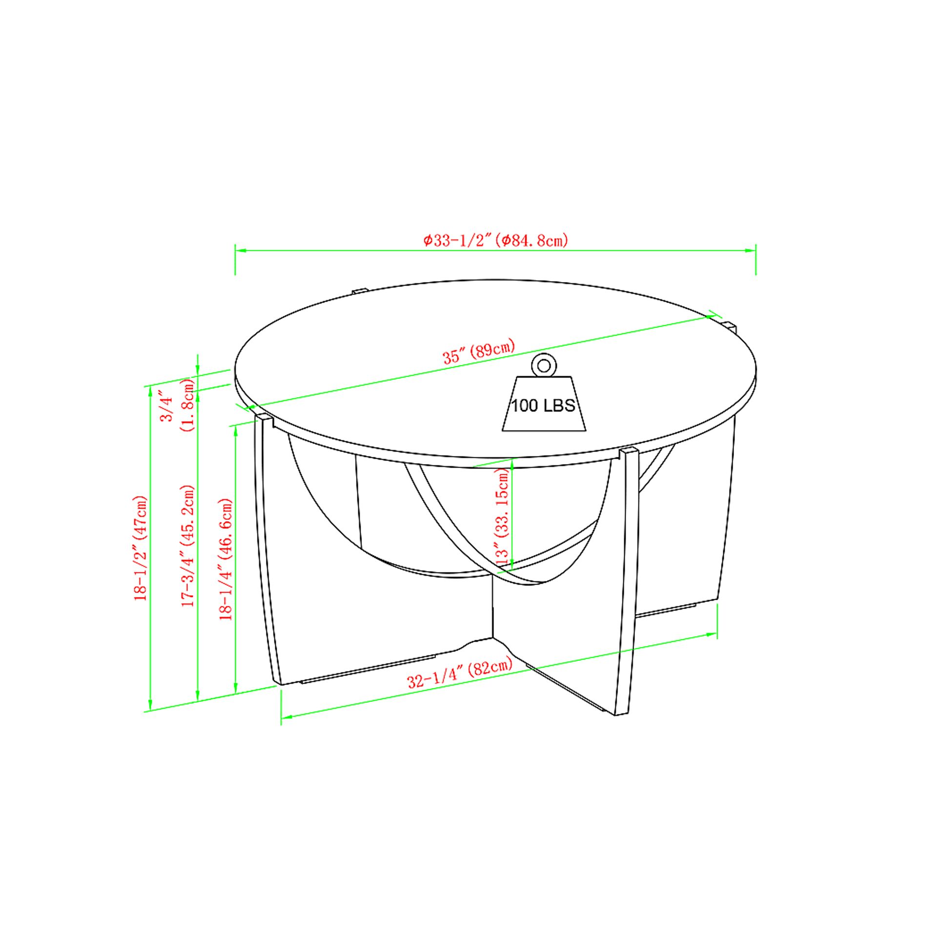 Roseheath Gray Large Cocktail Table - Image 6