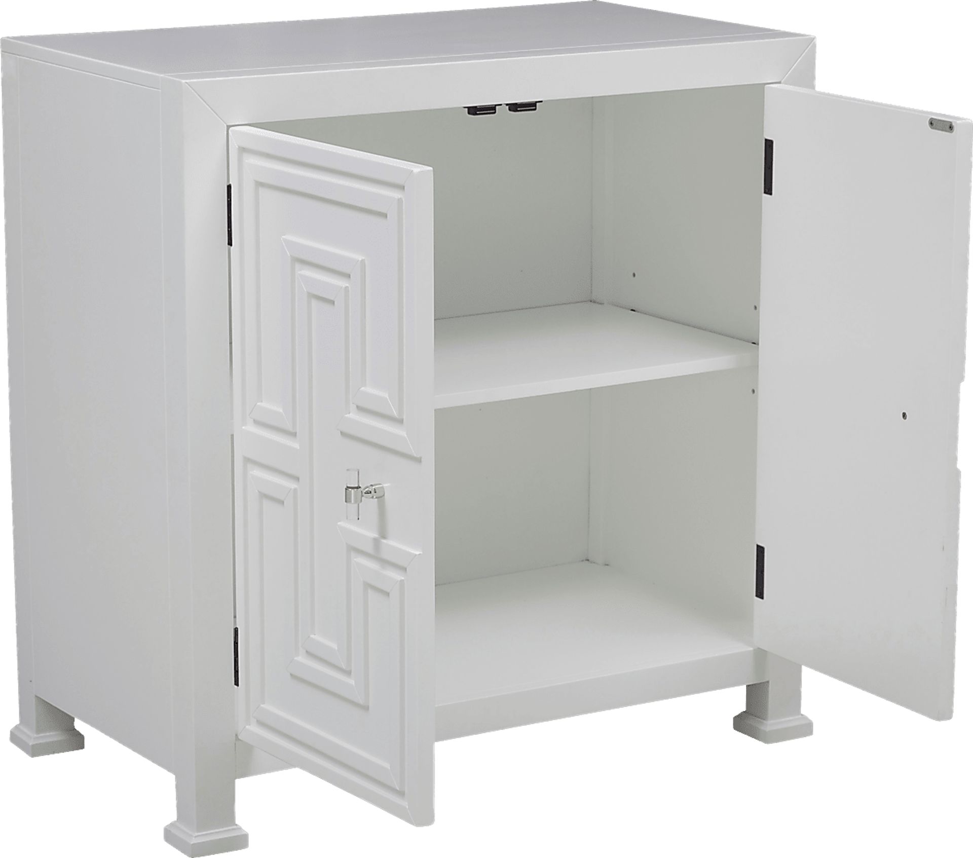 Roselawn White Accent Cabinet - Image 2