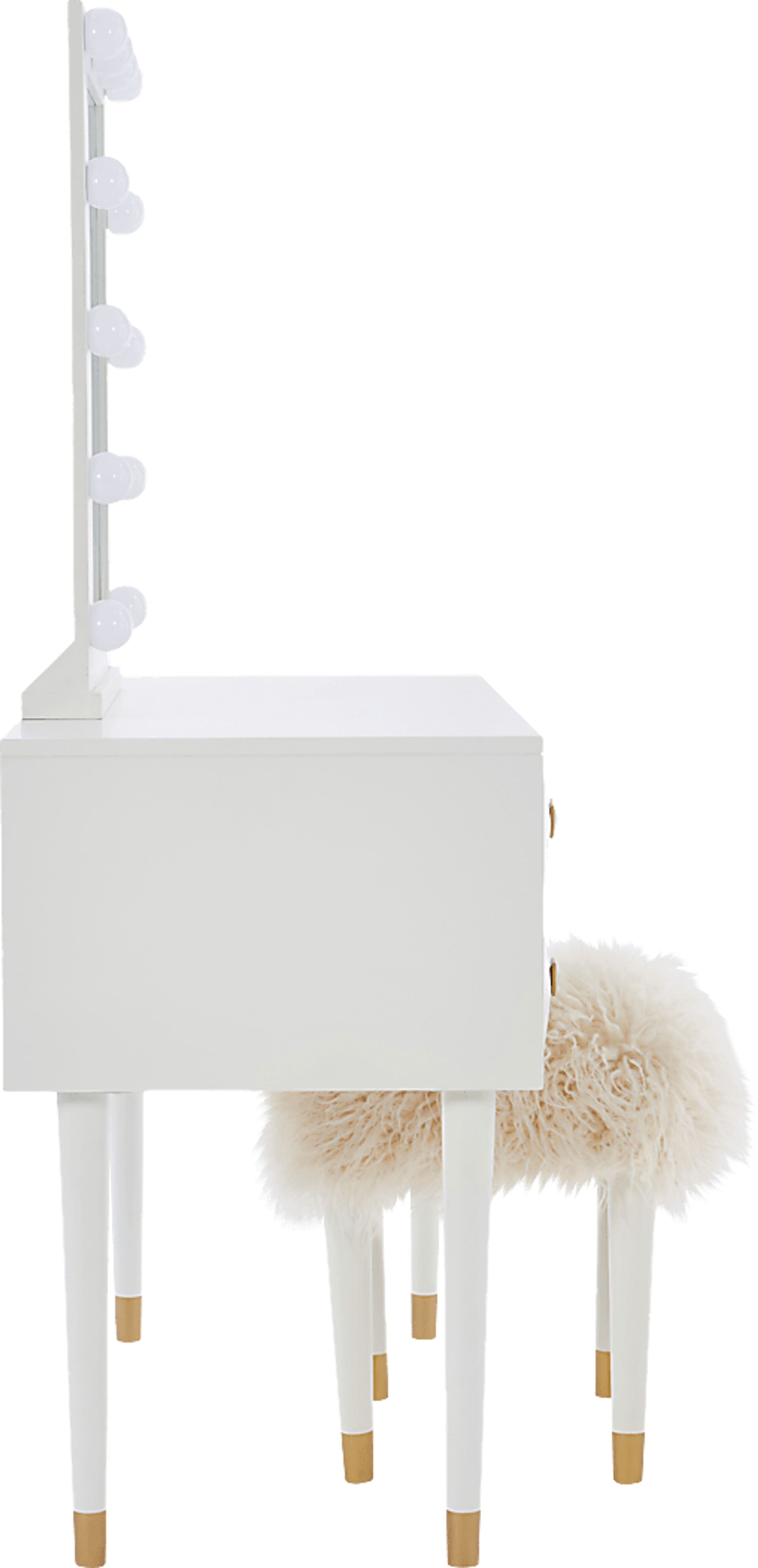 Roselem White Vanity Set - Image 13