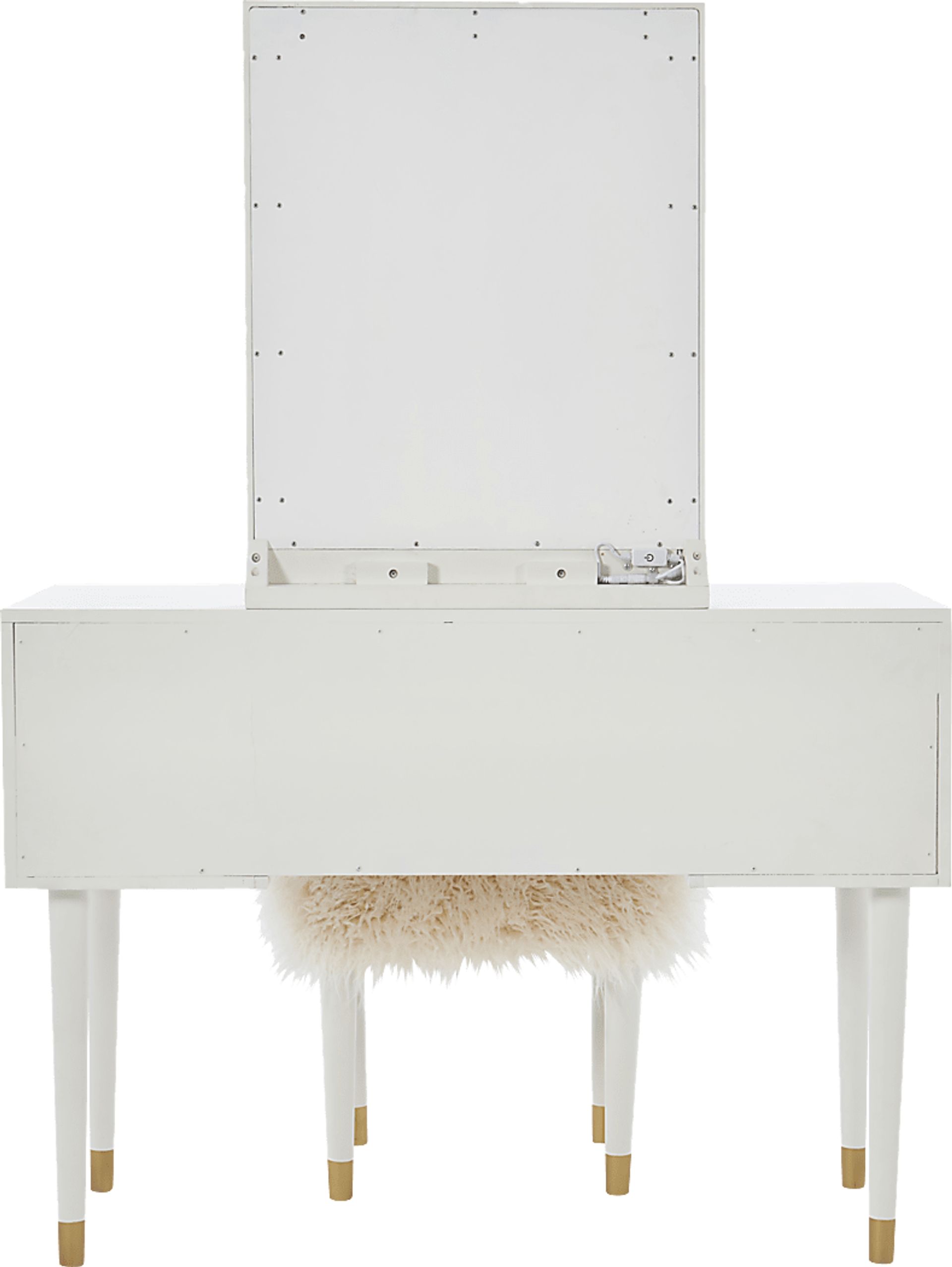 Roselem White Vanity Set - Image 15