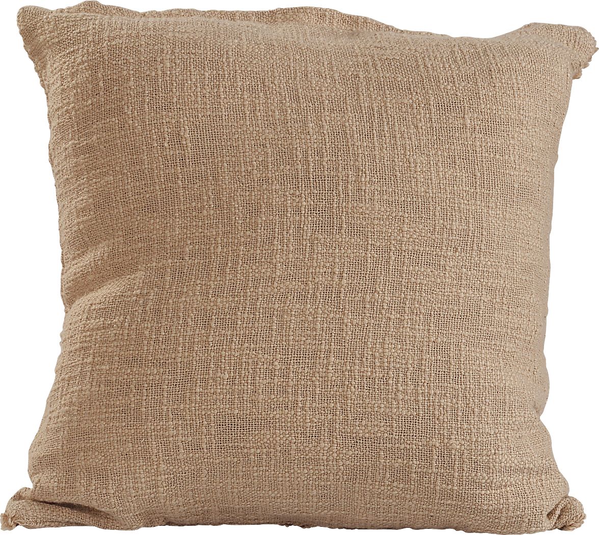 Rosellar Brown Accent Pillow Set