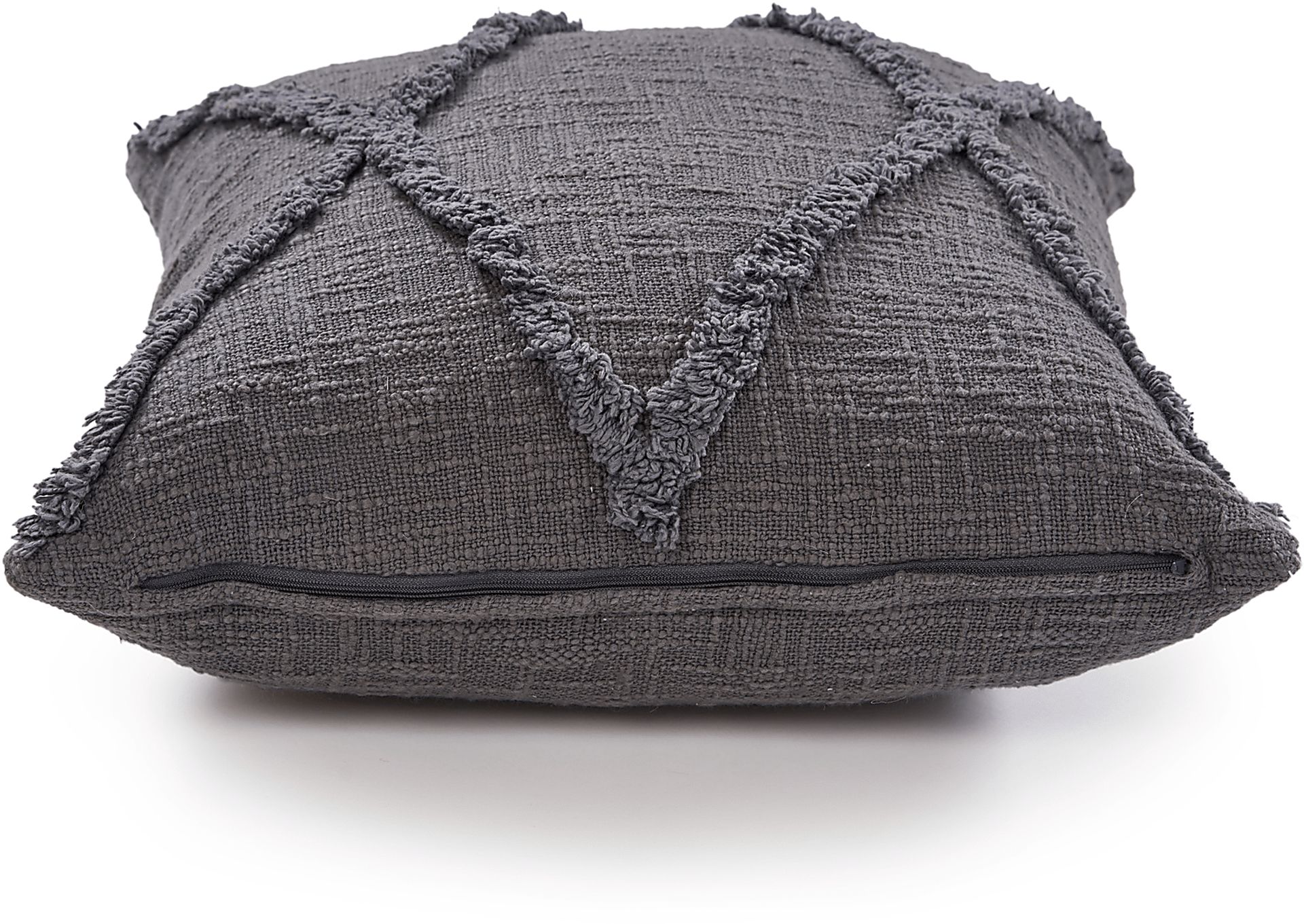 Rosellar Dark Gray Throw Pillow - Image 6