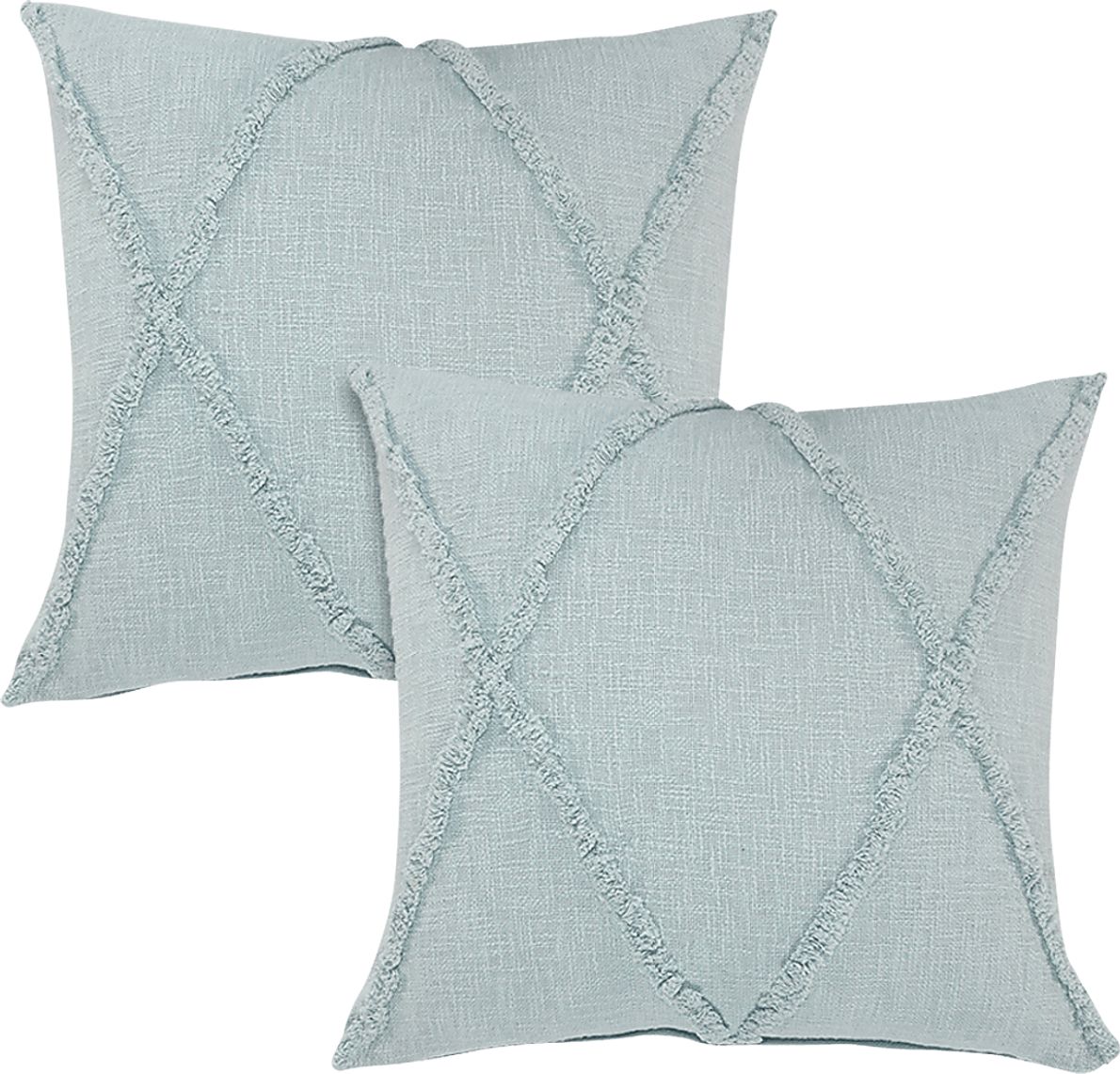 Agler Blue Set Of 2 Accent Pillows - Rooms To Go