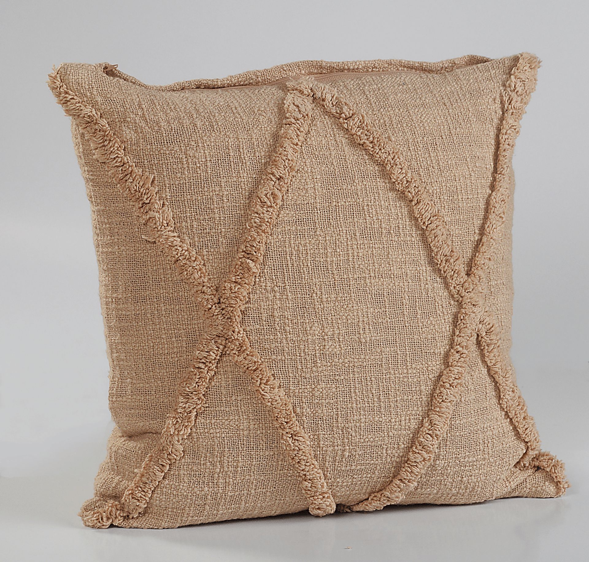 Rosellar Light Brown Throw Pillow - Image 6