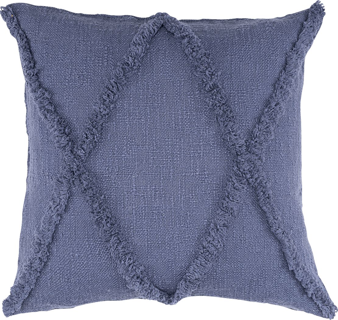 Rosellar Navy Throw Pillow
