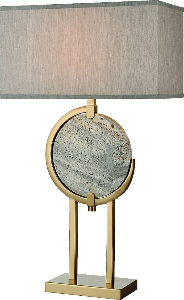 Roselle Home Gray Lamp - Thumbnail - Image 1