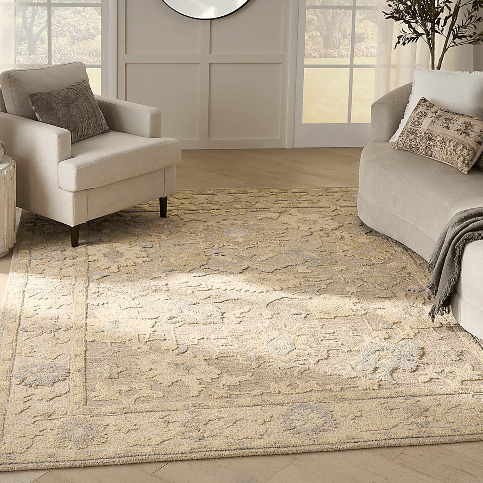 Rosemoore Taupe 5'9 x 8'9 Rug - Image 2