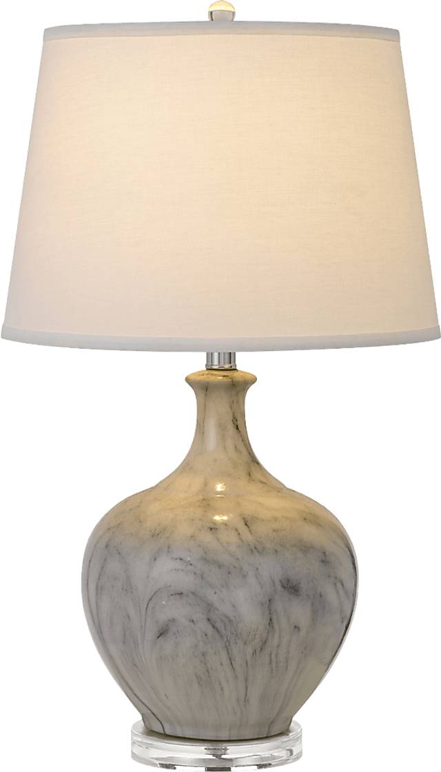 Rosemore Court Gray Lamp - Thumbnail - Image 2