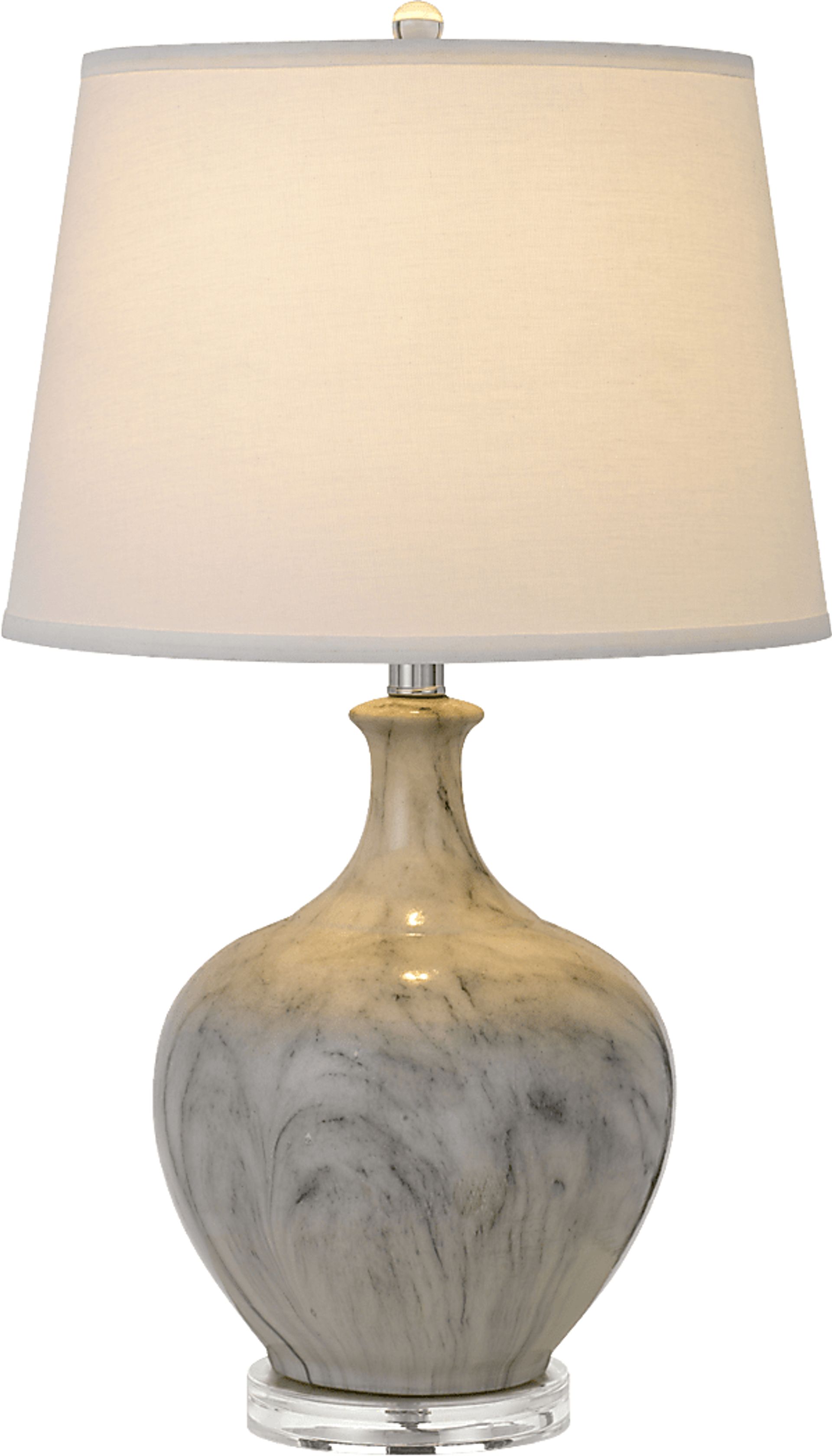 Rosemore Court Gray Lamp - Image 2