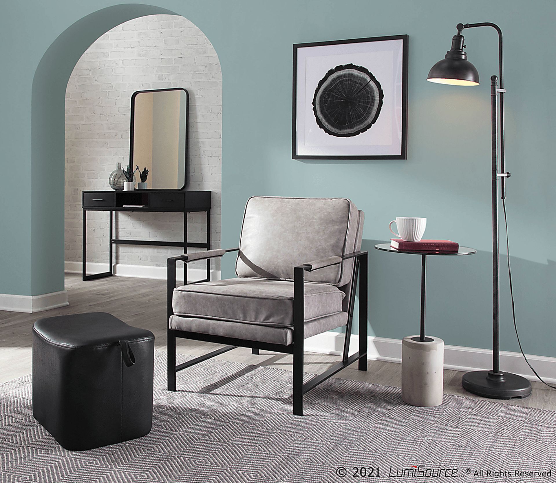 Rosenridge Gray Accent Chair - Image 11