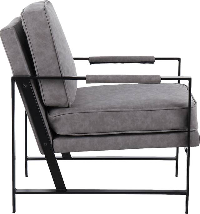 Rosenridge Gray Accent Chair - Thumbnail - Image 2