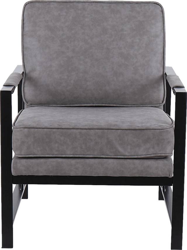 Rosenridge Gray Accent Chair - Thumbnail - Image 5