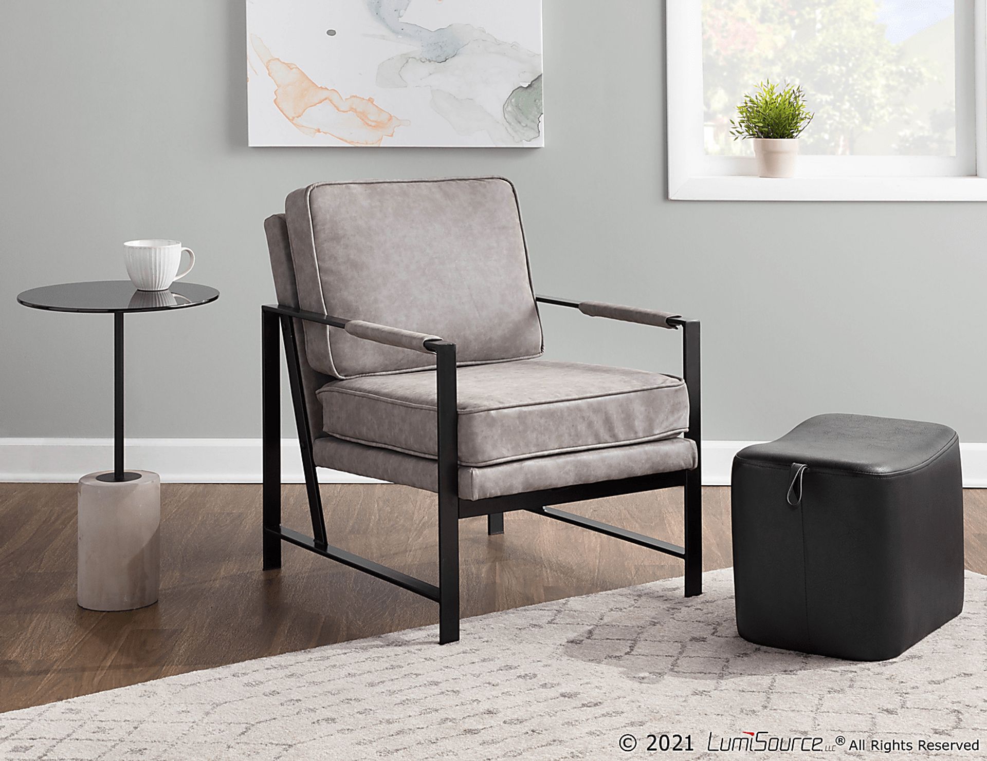 Rosenridge Gray Accent Chair - Image 8