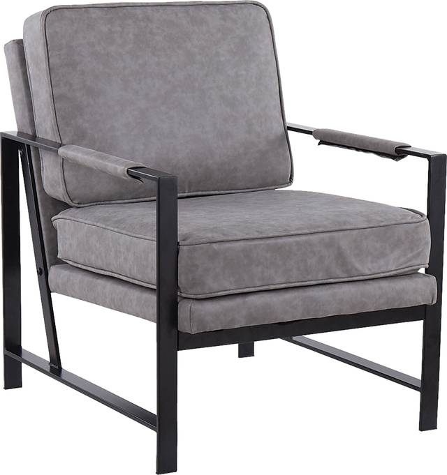 Rosenridge Gray Accent Chair - Thumbnail - Image 1