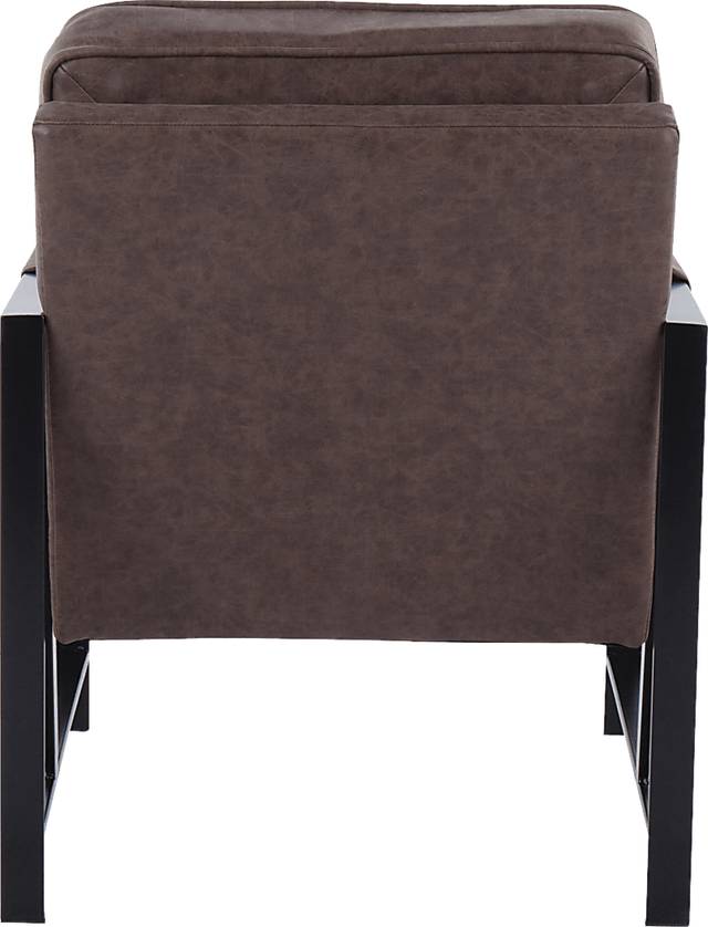 Rosenridge Espresso Accent Chair - Thumbnail - Image 4