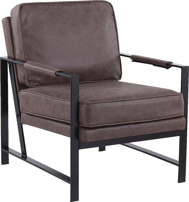 Rosenridge Espresso Accent Chair - Thumbnail - Image 1