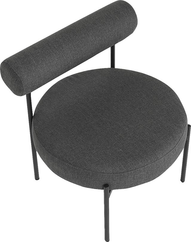 Rosepoint Charcoal Accent Chair - Thumbnail - Image 6