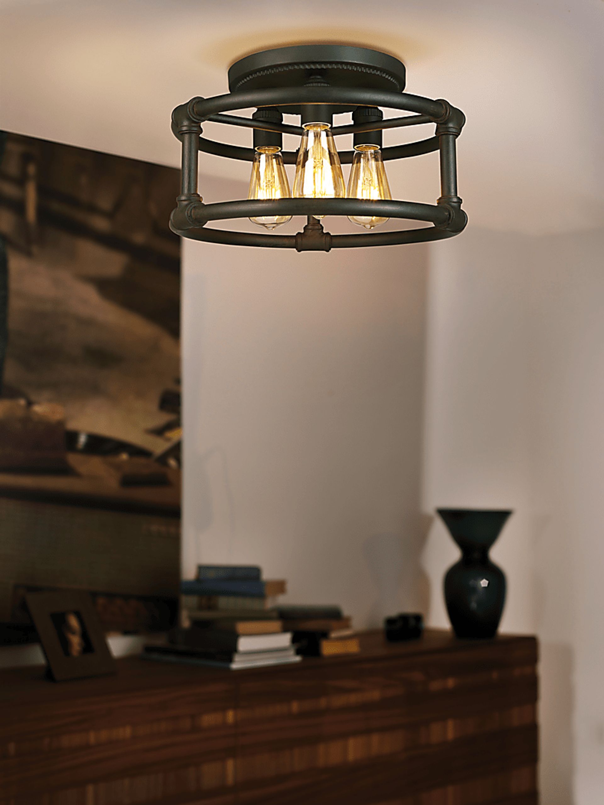 Roserve Drive Bronze Chandelier - Image 2