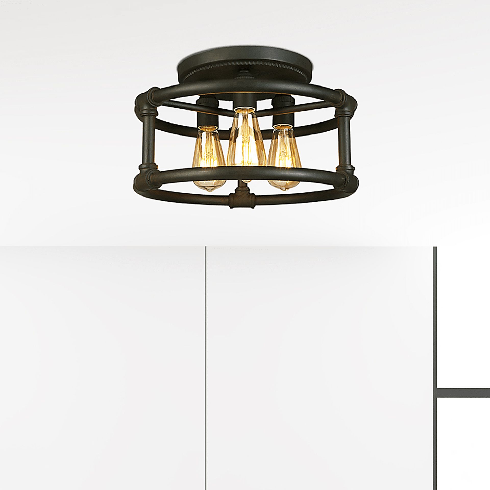 Roserve Drive Bronze Chandelier - Image 5