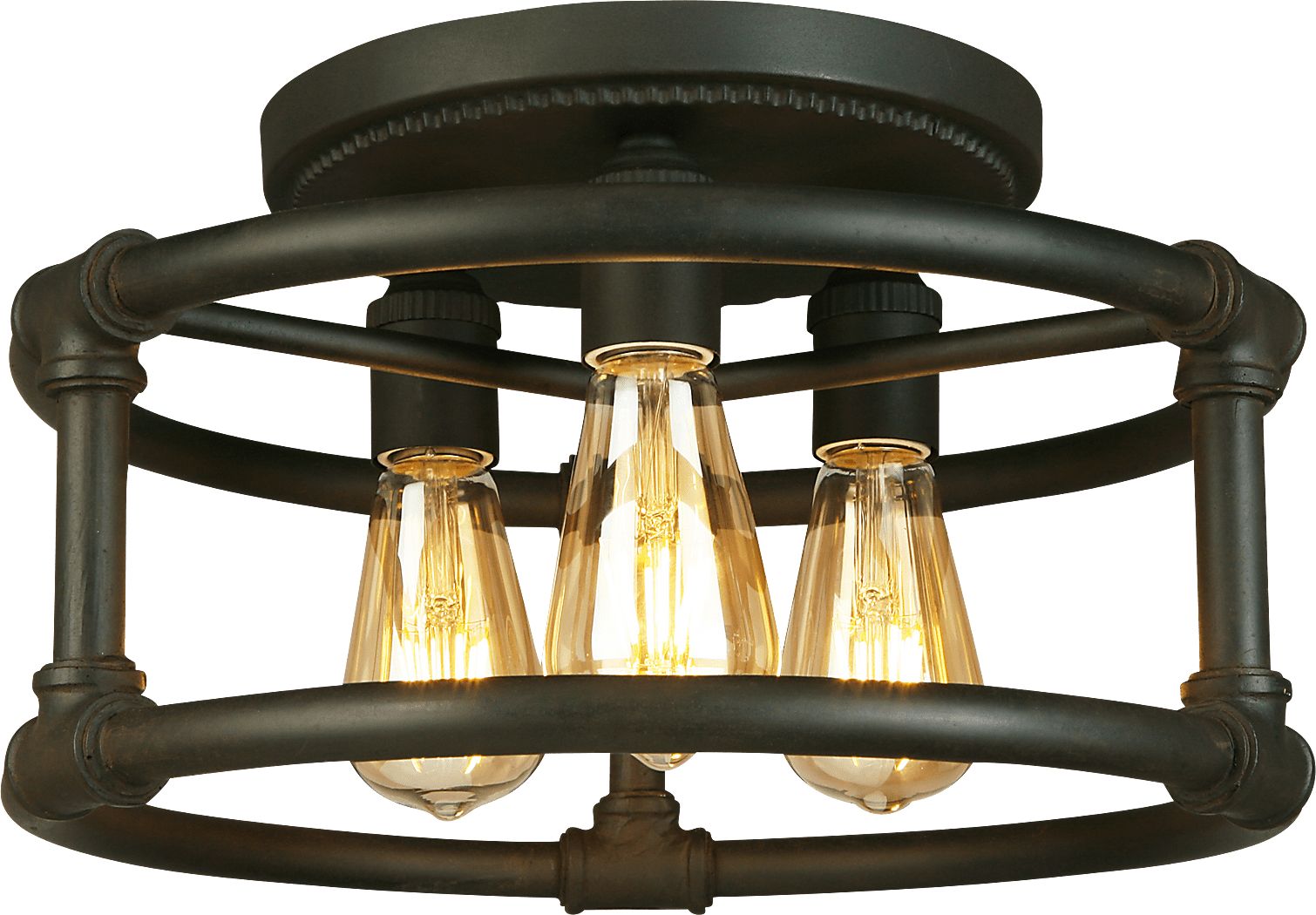 Roserve Drive Bronze Chandelier