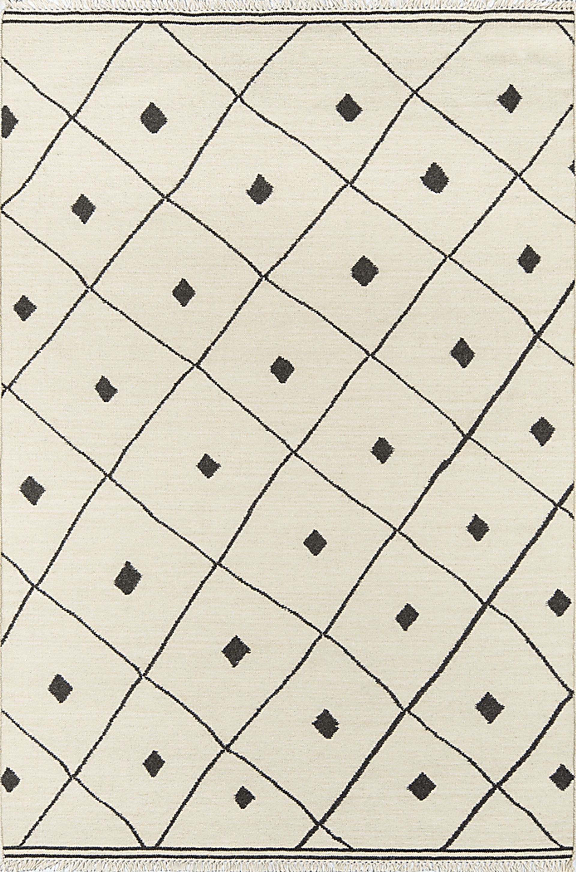 Rosery Breeze Ivory 3'6 x 5'6 Rug - Image 1