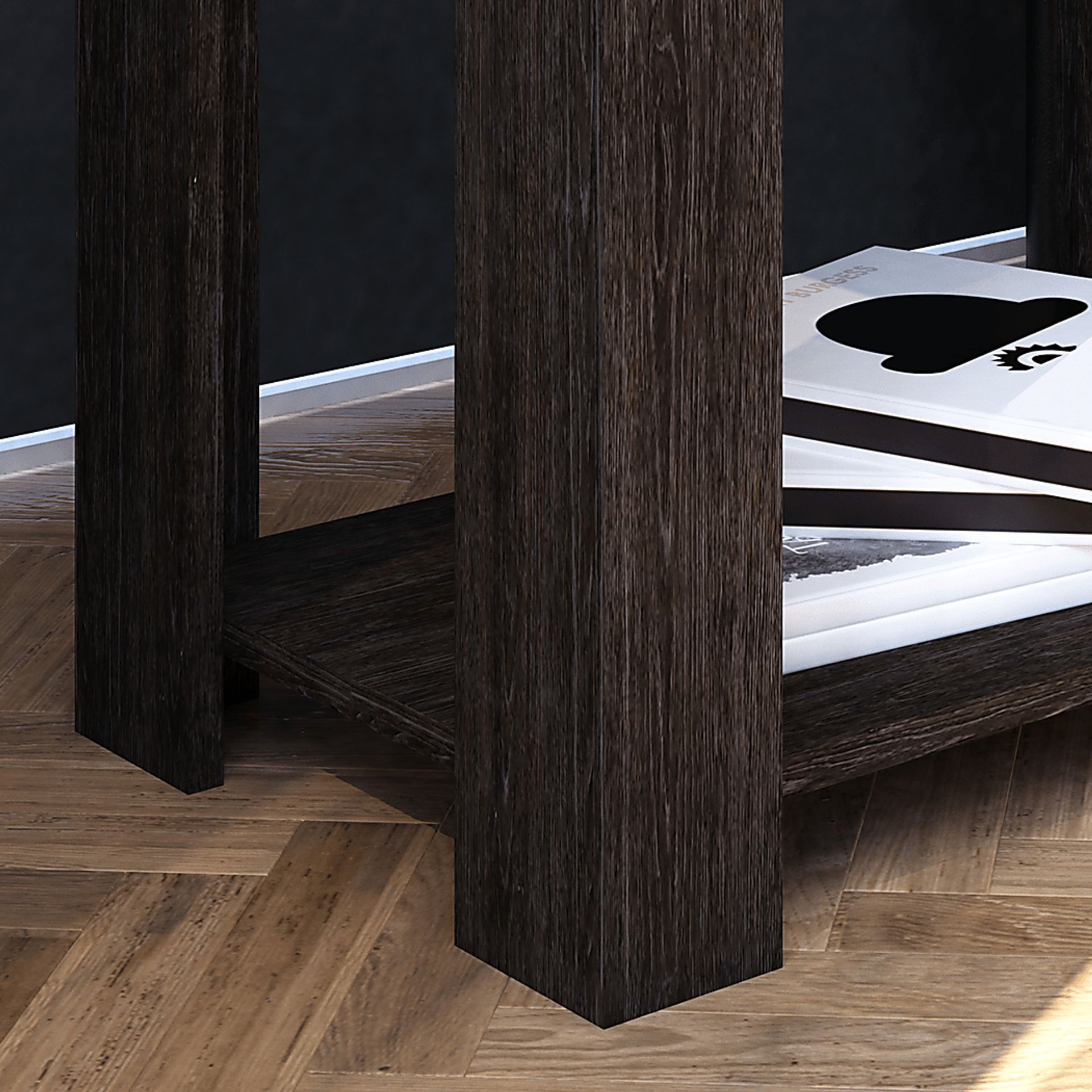 Rosestone Espresso End Table - Image 3