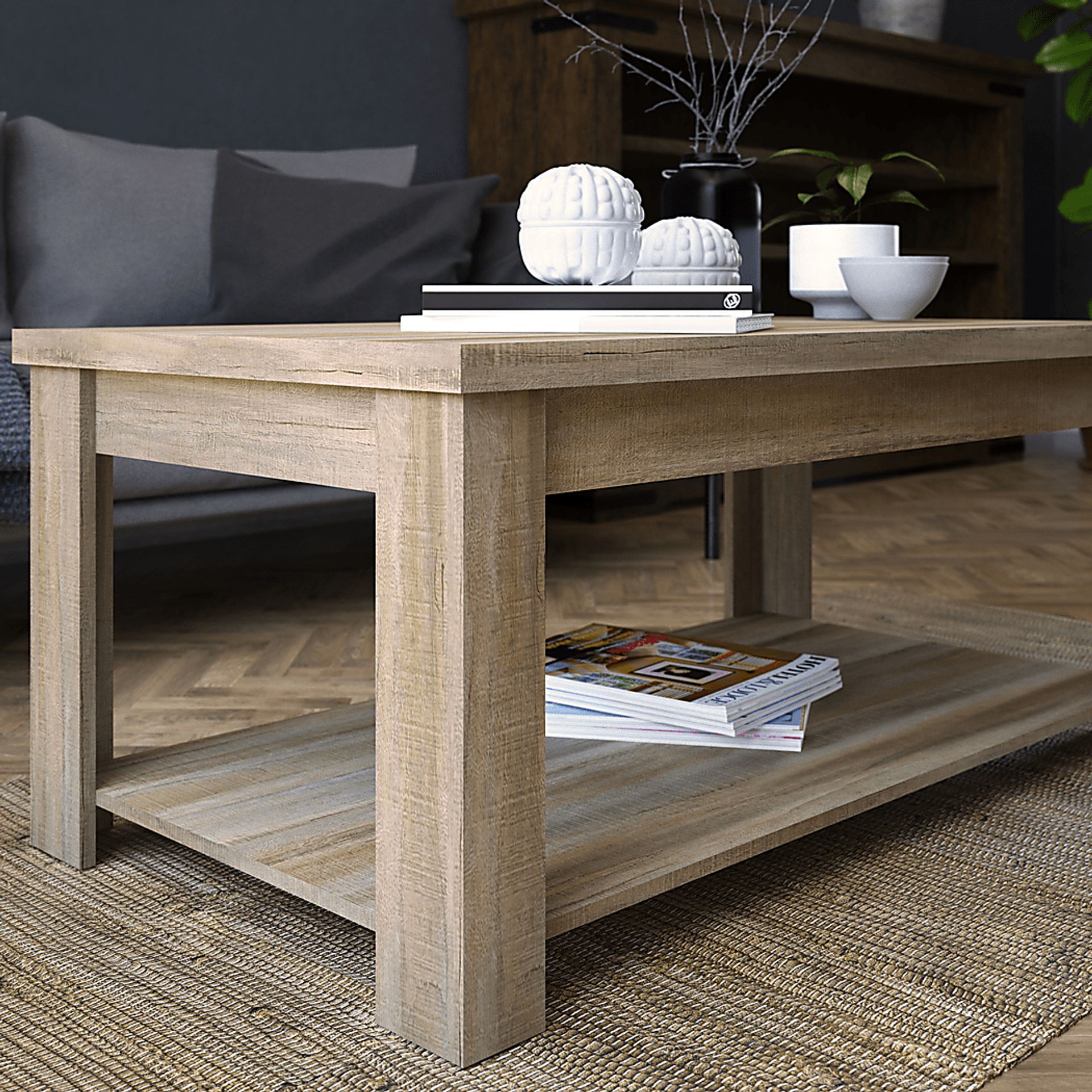 Rosestone Natural Cocktail Table - Image 4