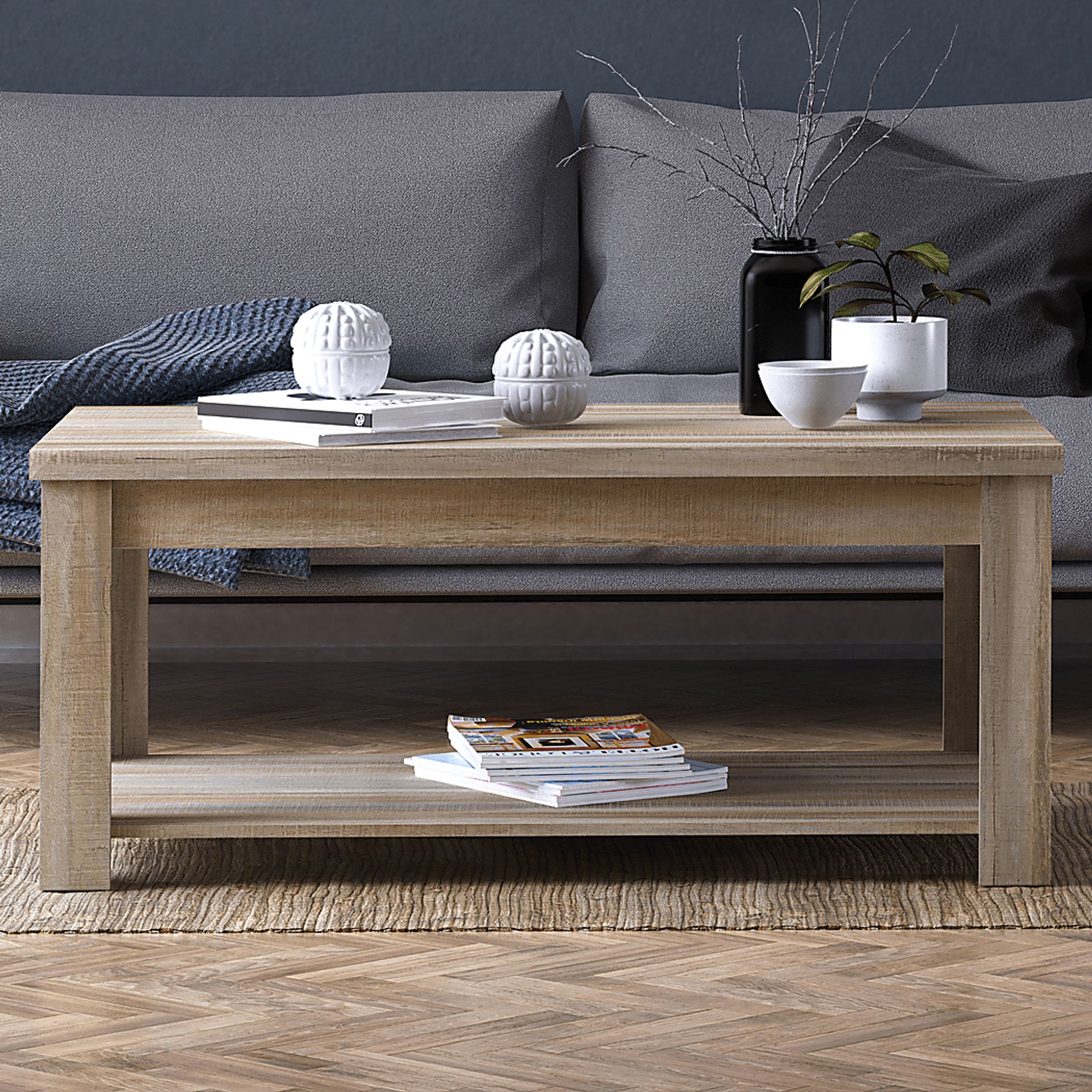 Rosestone Natural Cocktail Table - Image 5