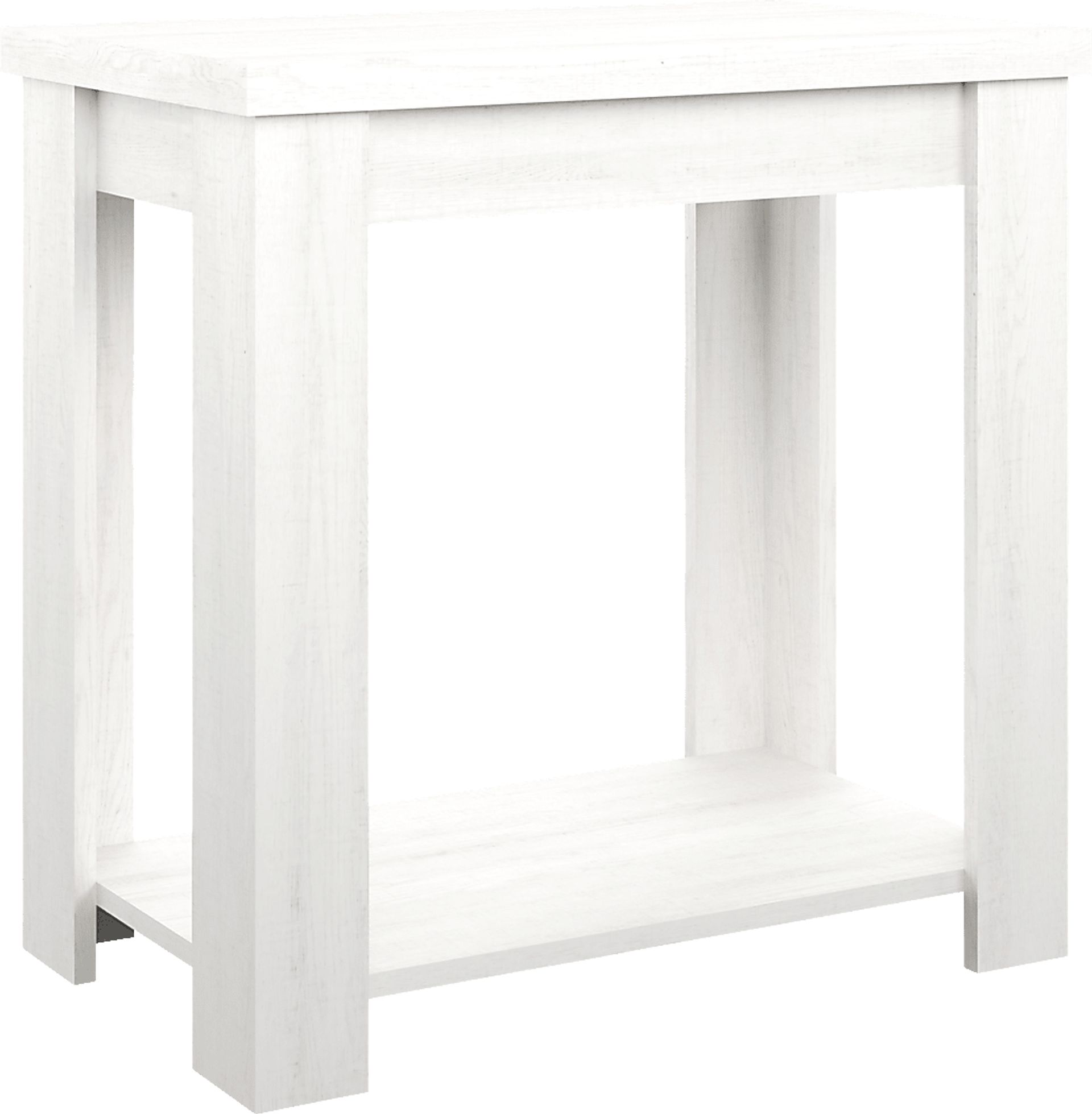 Rosestone White End Table - Image 1