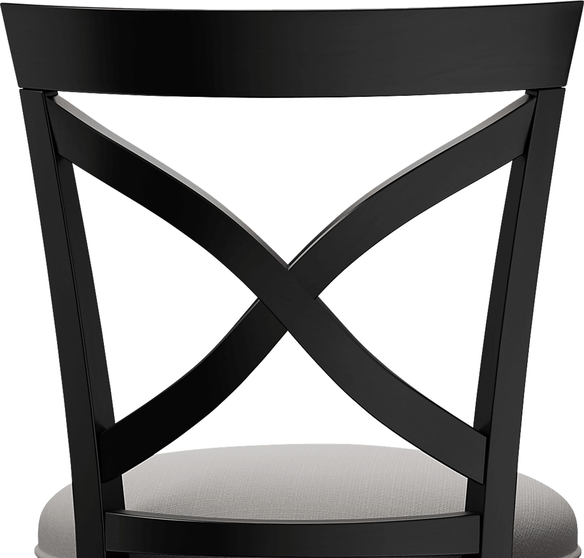 Roseton Black Swivel Barstool - Image 8
