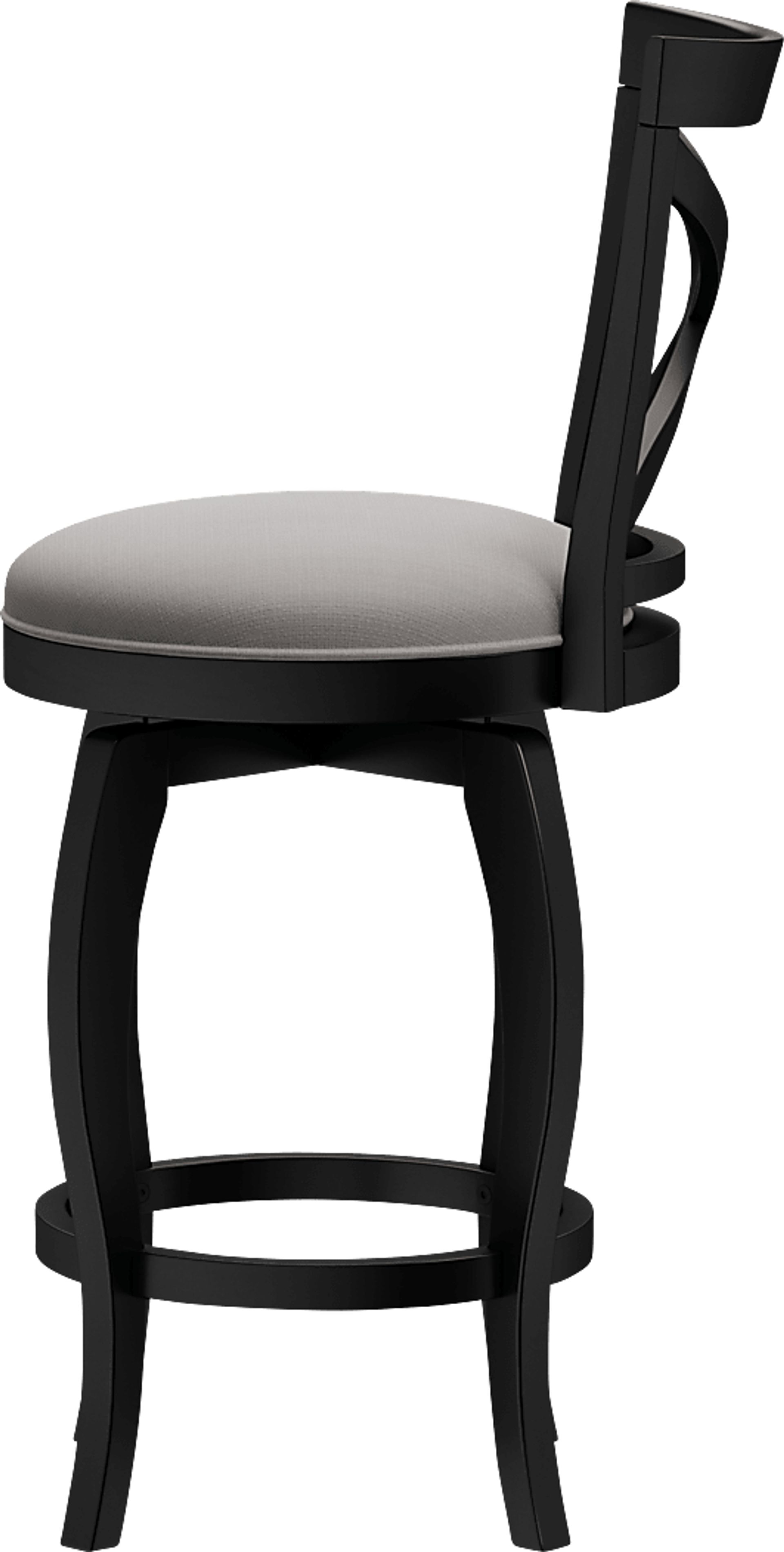 Roseton Black Swivel Counter Height Stool - Image 5