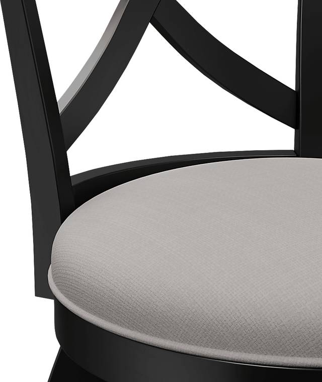 Roseton Black Swivel Counter Height Stool - Thumbnail - Image 6