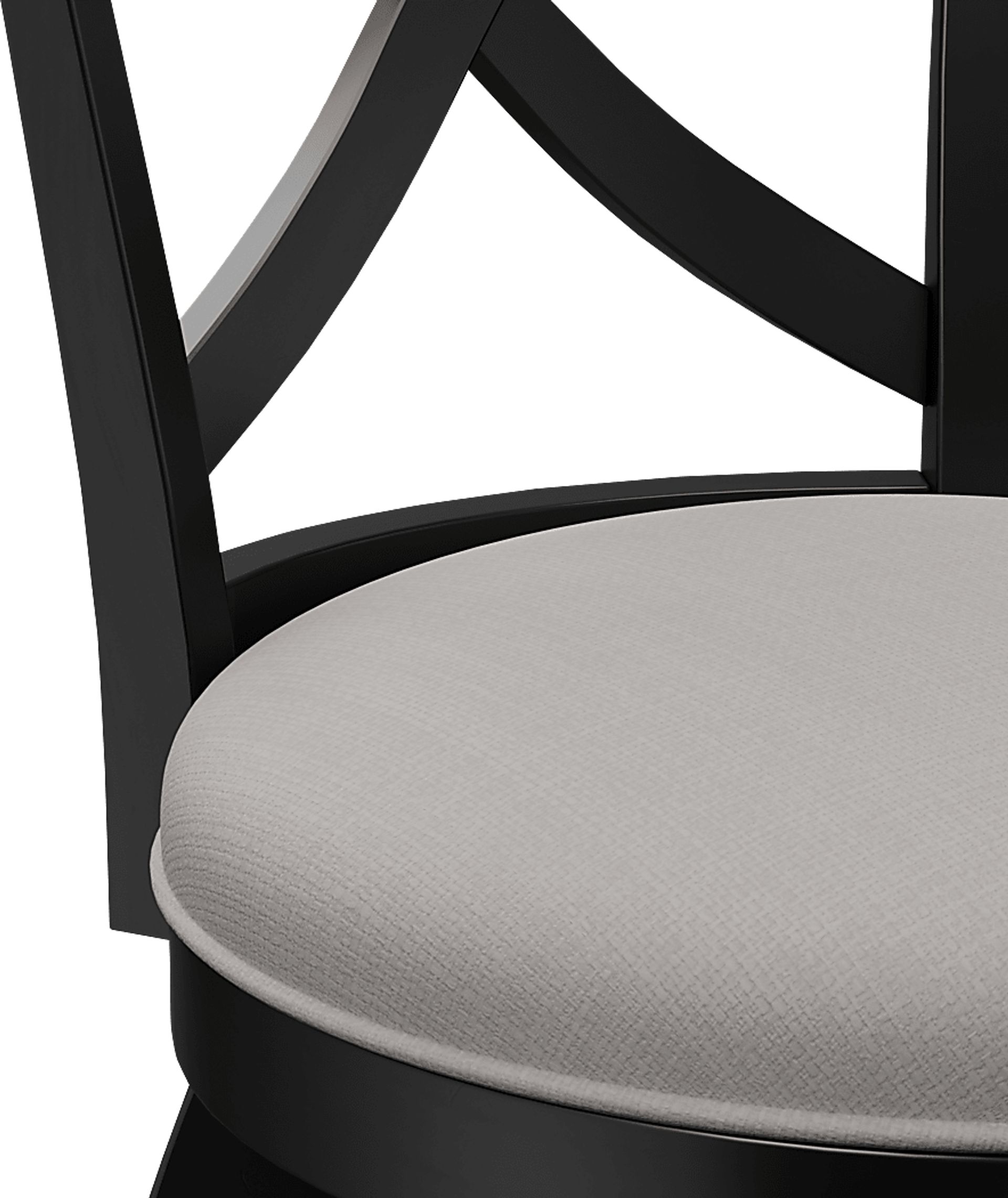 Roseton Black Swivel Counter Height Stool - Image 6