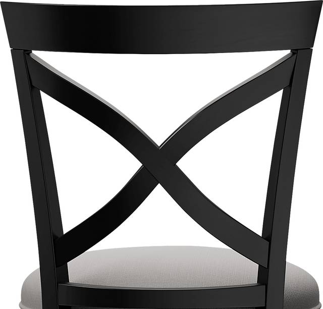 Roseton Black Swivel Counter Height Stool - Thumbnail - Image 8