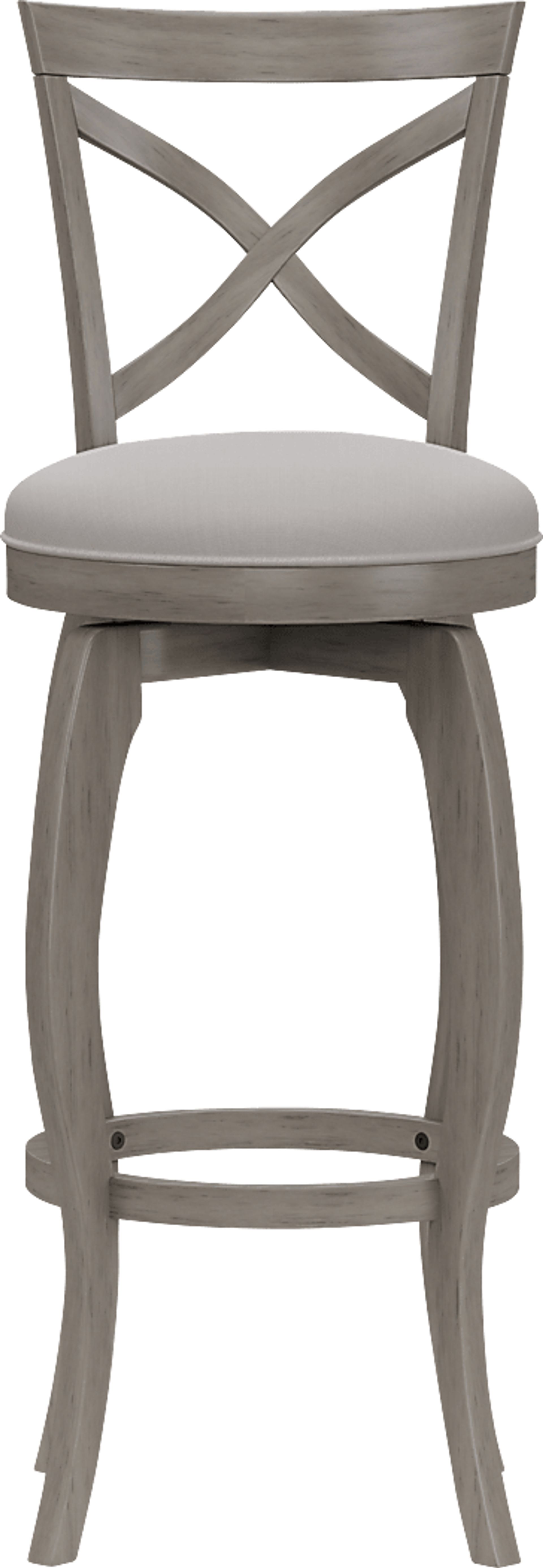Roseton Gray Swivel Barstool - Image 2