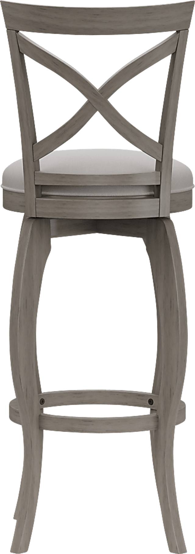 Roseton Gray Swivel Barstool - Thumbnail - Image 4