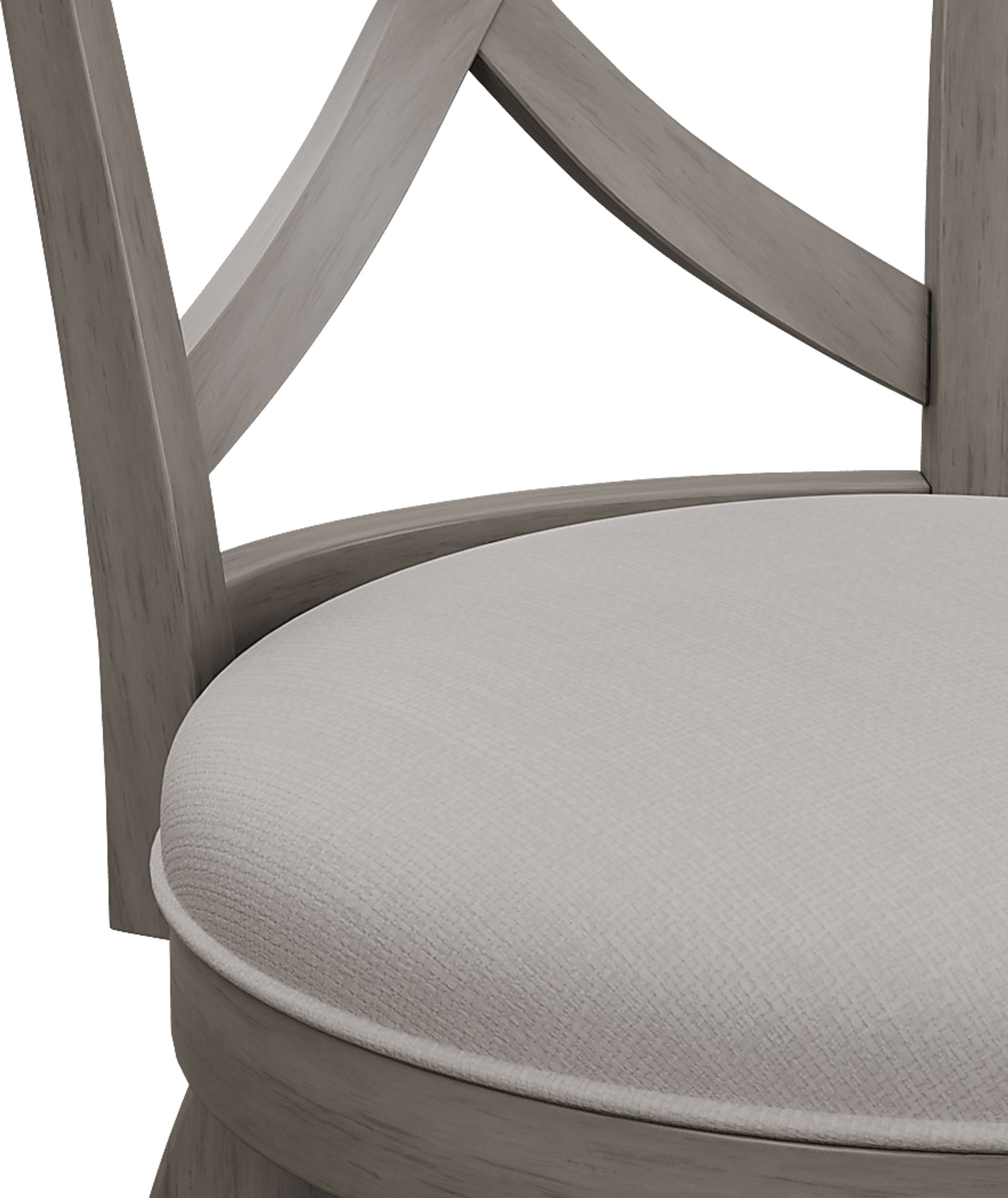 Roseton Gray Swivel Barstool - Image 6