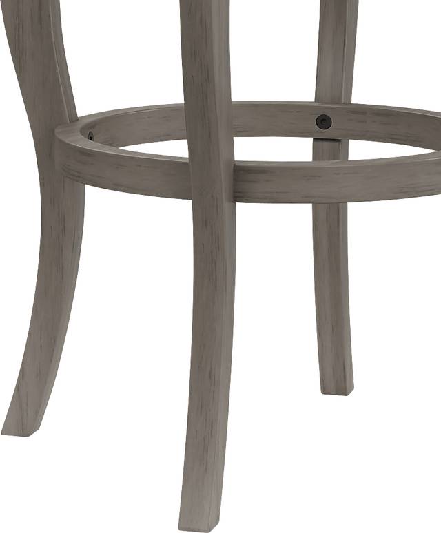 Roseton Gray Swivel Barstool - Thumbnail - Image 7