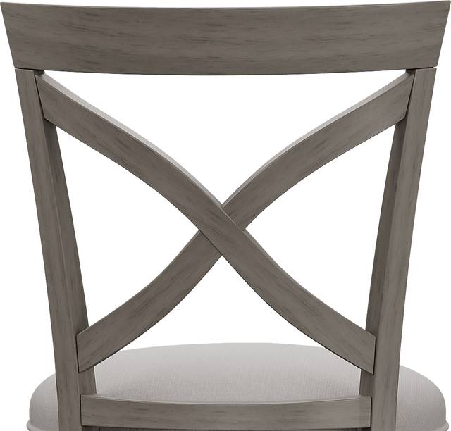 Roseton Gray Swivel Barstool - Thumbnail - Image 8