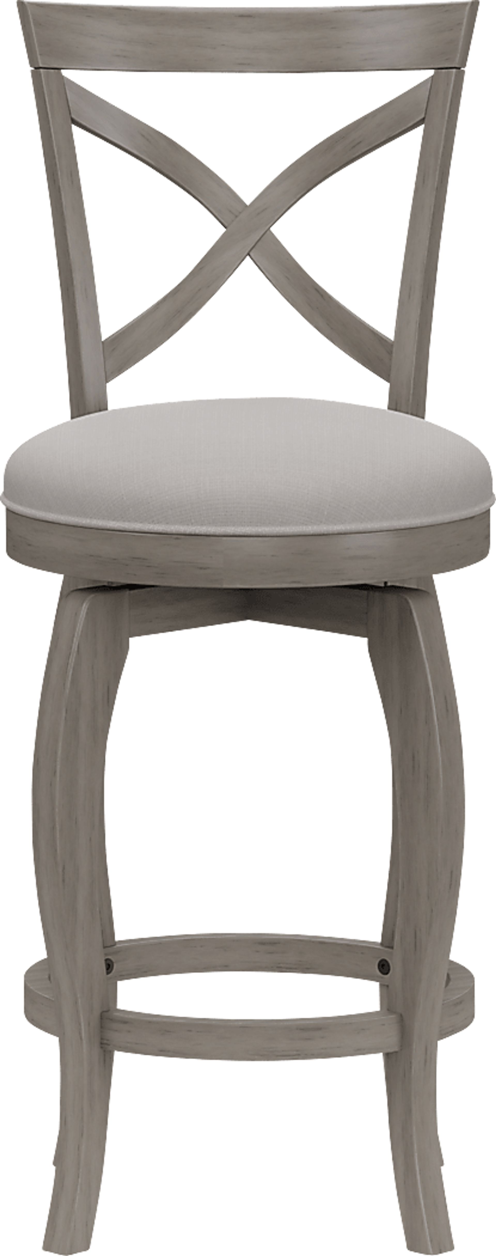 Roseton Gray Swivel Counter Height Stool - Image 2