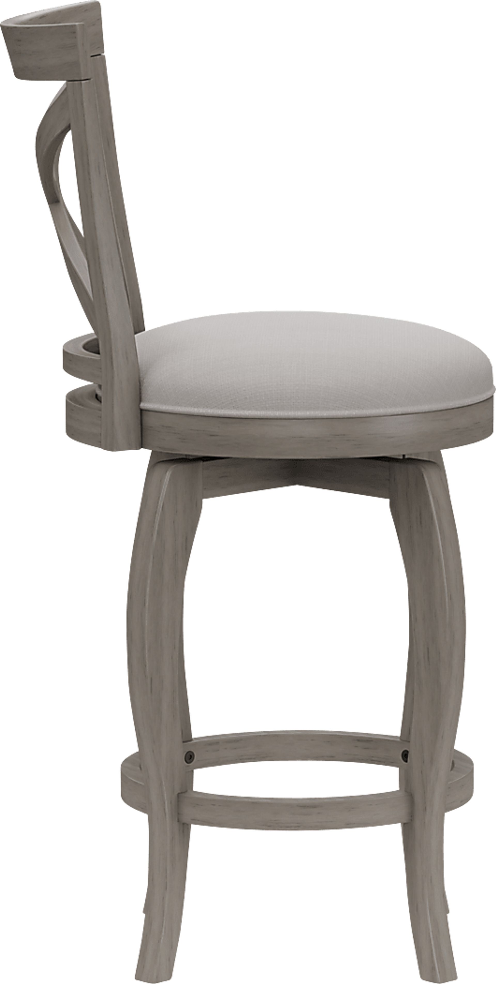 Roseton Gray Swivel Counter Height Stool - Image 3