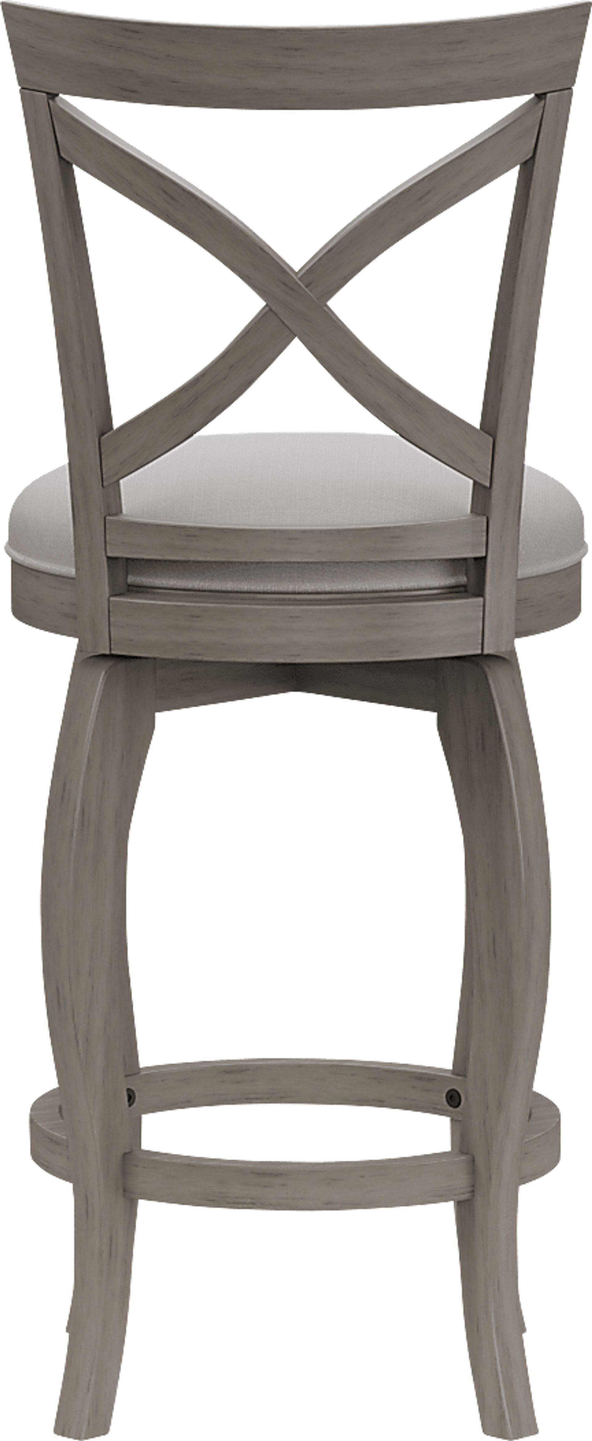 Roseton Gray Swivel Counter Height Stool - Image 4