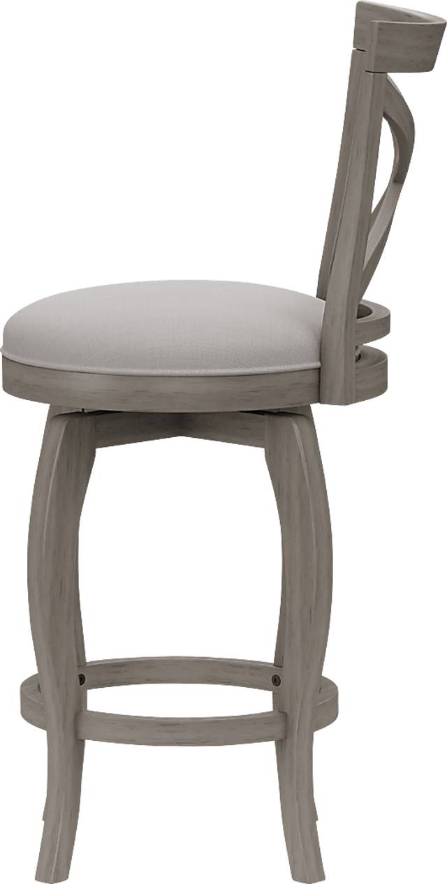 Roseton Gray Swivel Counter Height Stool - Thumbnail - Image 5