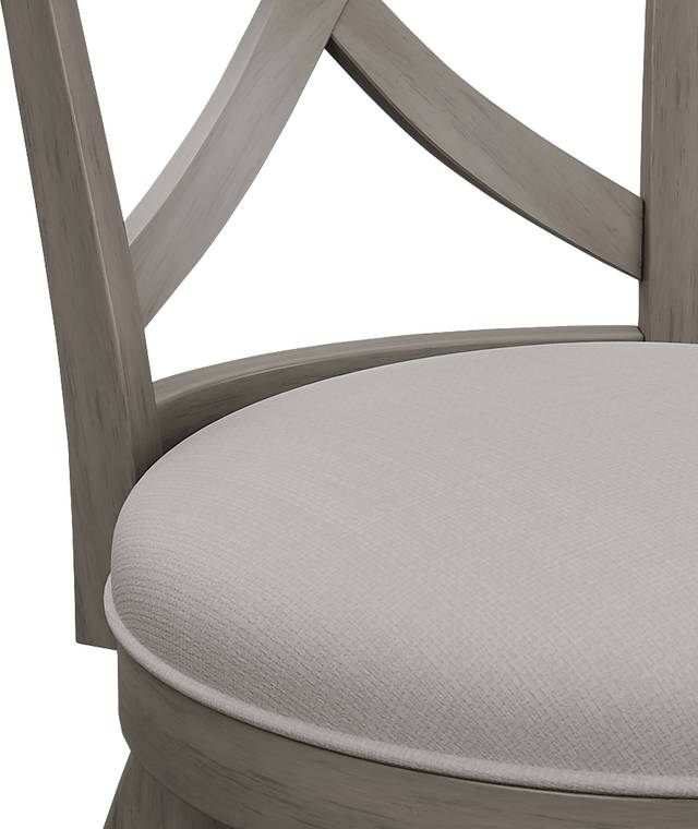 Roseton Gray Swivel Counter Height Stool - Thumbnail - Image 6