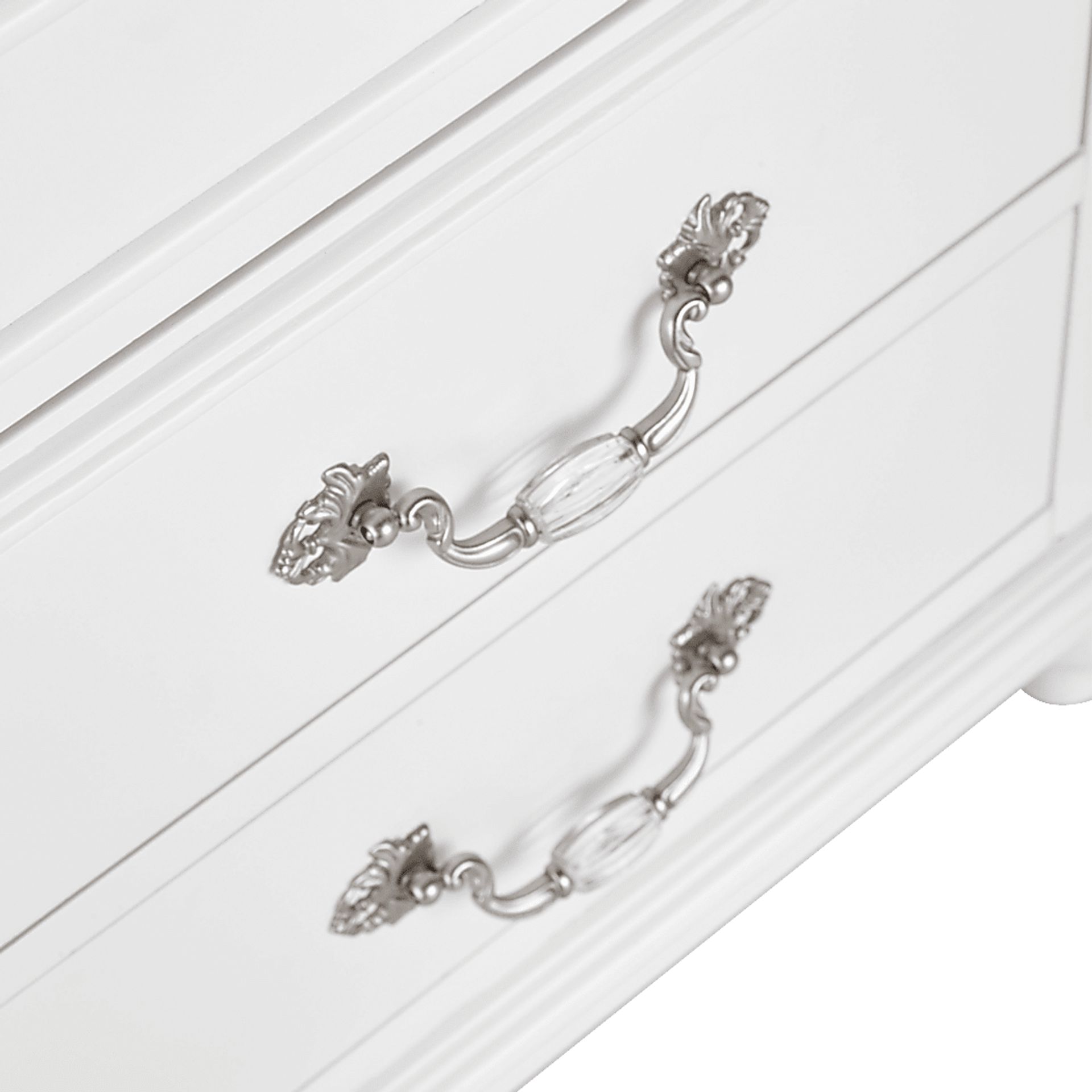 Roseton White Nighstand - Image 3