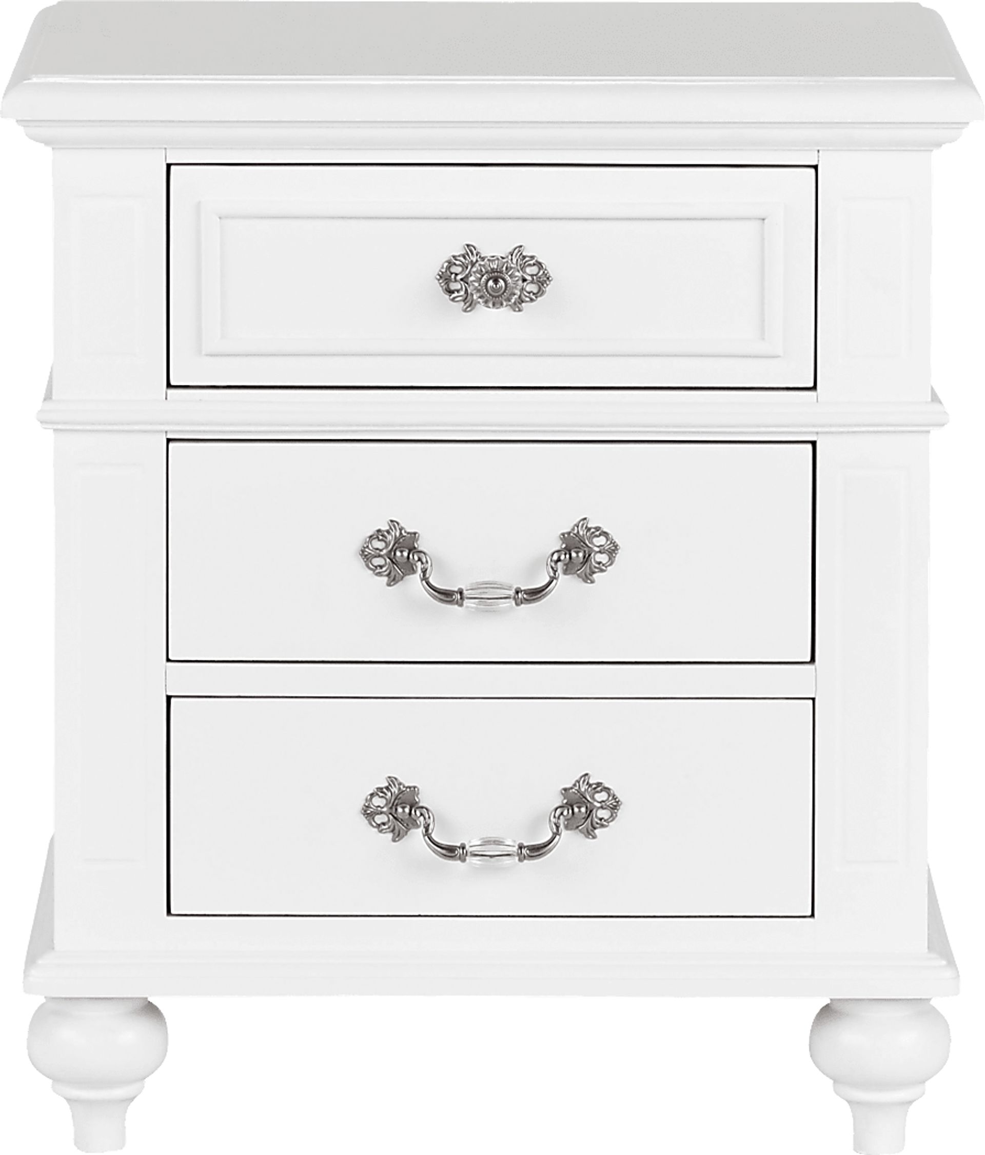 Roseton White Nighstand - Image 4